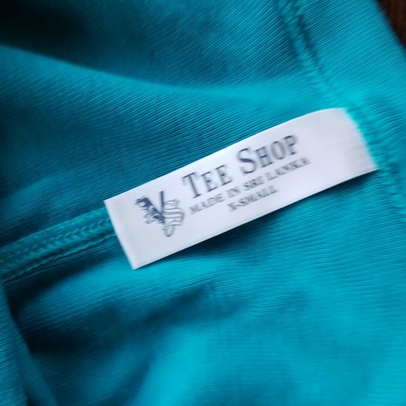 Victoria's Secret Blue Ruched Long Tank Top - Picture 3 of 6